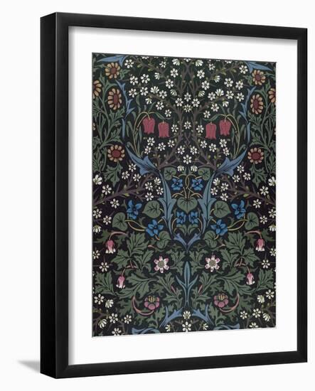 Blackthorn, Wallpaper Design, 1892-William Morris-Framed Giclee Print