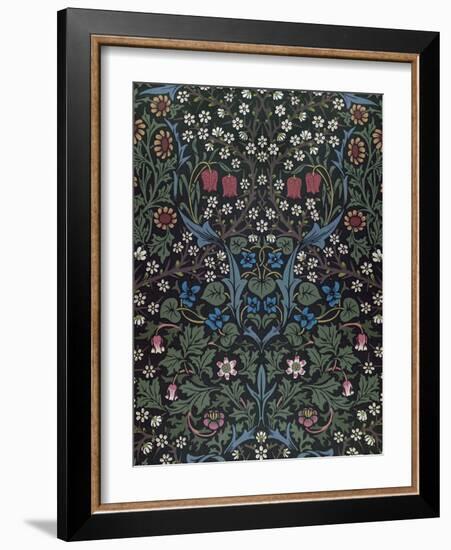 Blackthorn, Wallpaper Design, 1892-William Morris-Framed Giclee Print