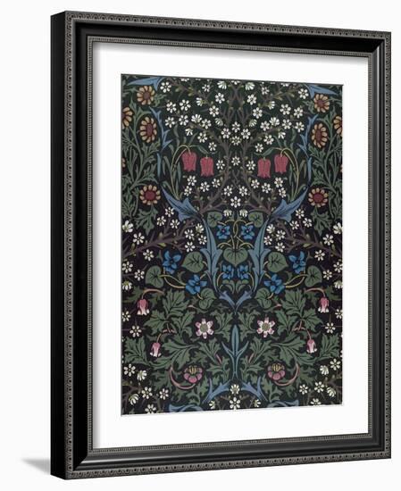 Blackthorn, Wallpaper Design, 1892-William Morris-Framed Giclee Print