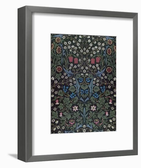 Blackthorn, Wallpaper Design, 1892-William Morris-Framed Premium Giclee Print