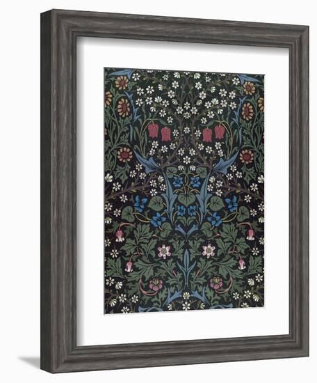 Blackthorn, Wallpaper Design, 1892-William Morris-Framed Giclee Print