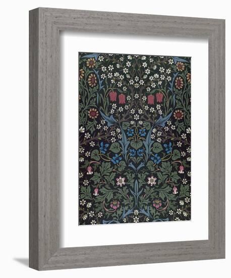 Blackthorn, Wallpaper Design, 1892-William Morris-Framed Giclee Print