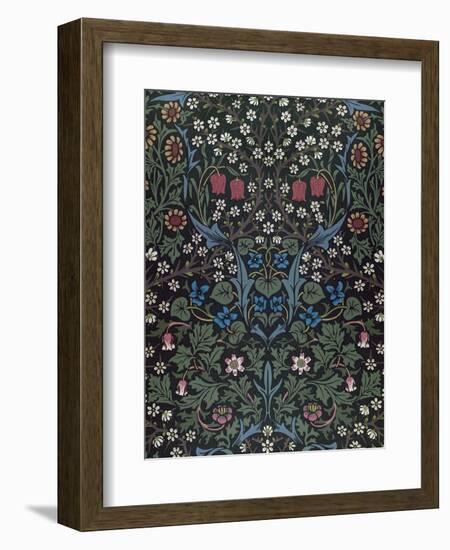 Blackthorn, Wallpaper Design, 1892-William Morris-Framed Giclee Print