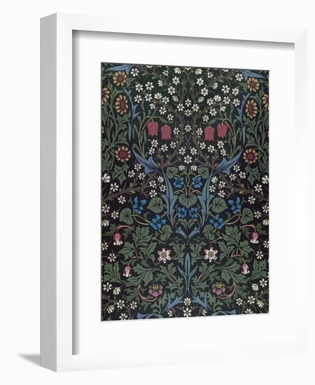 Blackthorn, Wallpaper Design, 1892-William Morris-Framed Giclee Print