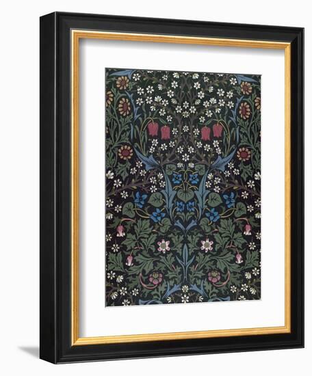 Blackthorn, Wallpaper Design, 1892-William Morris-Framed Giclee Print