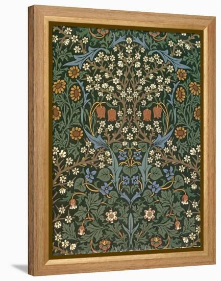 'Blackthorn' Wallpaper, Designed by William Morris (1834-96), 1892-William Morris-Framed Premier Image Canvas