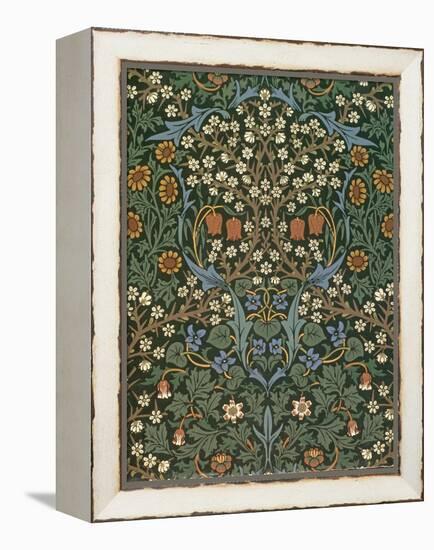 'Blackthorn' Wallpaper, Designed by William Morris (1834-96), 1892-William Morris-Framed Premier Image Canvas