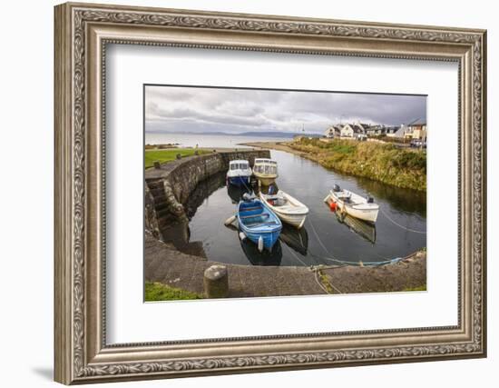 Blackwaterfoot harbour, Isle of Arran, North Ayrshire, Scotland, United Kingdom, Europe-Gary Cook-Framed Photographic Print