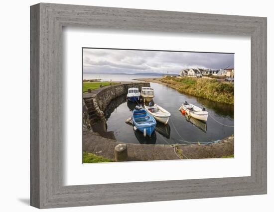 Blackwaterfoot harbour, Isle of Arran, North Ayrshire, Scotland, United Kingdom, Europe-Gary Cook-Framed Photographic Print