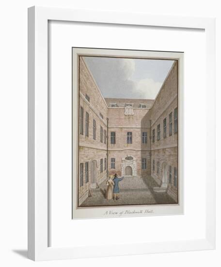 Blackwell Hall, City of London, 1819-null-Framed Giclee Print