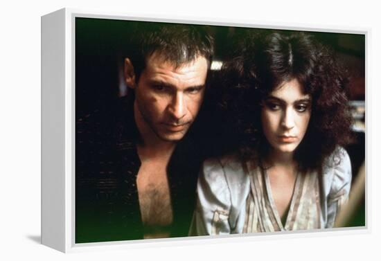 BLADE RUNNER, 1981 directed by RIDLEY SCOTT Harrison Ford / Sean Young (photo)-null-Framed Stretched Canvas