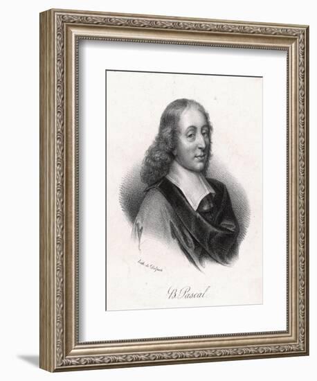 Blaise Pascal French Philosopher-Delpech-Framed Art Print