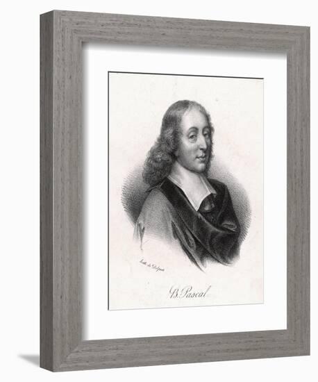 Blaise Pascal French Philosopher-Delpech-Framed Art Print