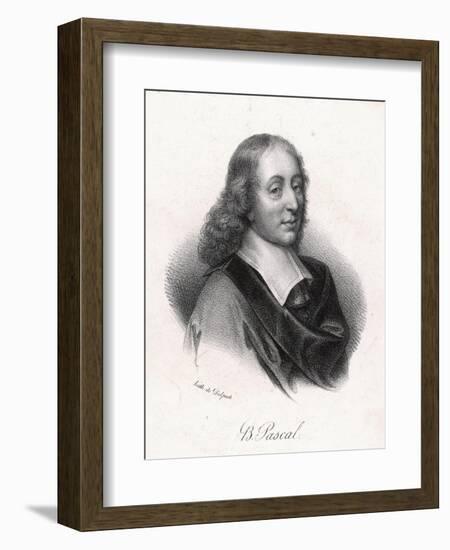 Blaise Pascal French Philosopher-Delpech-Framed Art Print