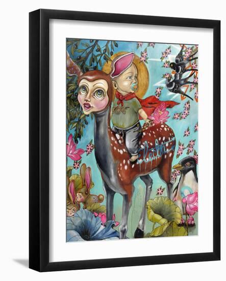 Blaise's World-Coco Electra-Framed Art Print