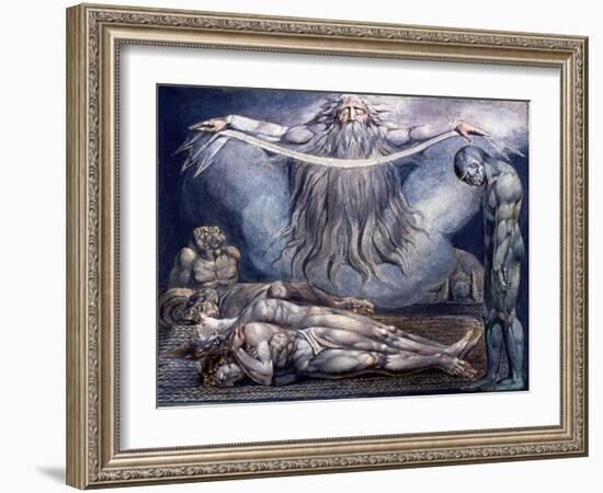 Blake: House of Death, 1795-William Blake-Framed Giclee Print