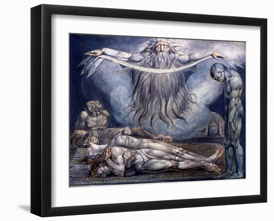 Blake: House of Death, 1795-William Blake-Framed Giclee Print