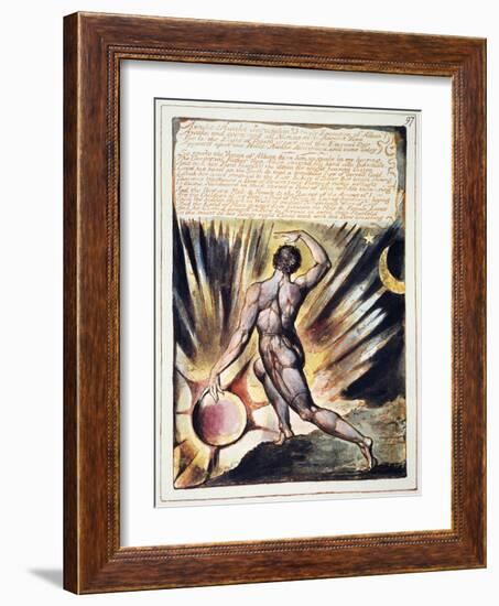 Blake: Jerusalem, 1804-William Blake-Framed Giclee Print