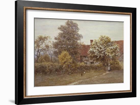 Blake's House, Hampstead Heath-Helen Allingham-Framed Giclee Print