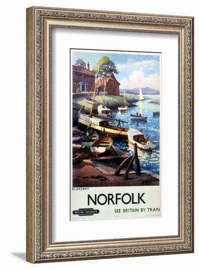 Blakeney Boats Norfolk-null-Framed Art Print