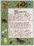Decorative Border Illustrating Autumn, Moths Butterflies-Blanche de Montmorency Conyers Morrell-Framed Stretched Canvas