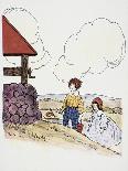 Mother Goose: Jack Horner-Blanche Fisher Wright-Mounted Giclee Print
