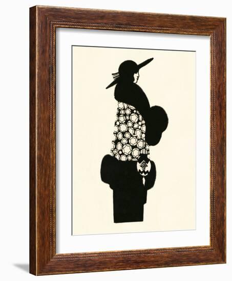 Blanche-Noir II-The Vintage Collection-Framed Art Print