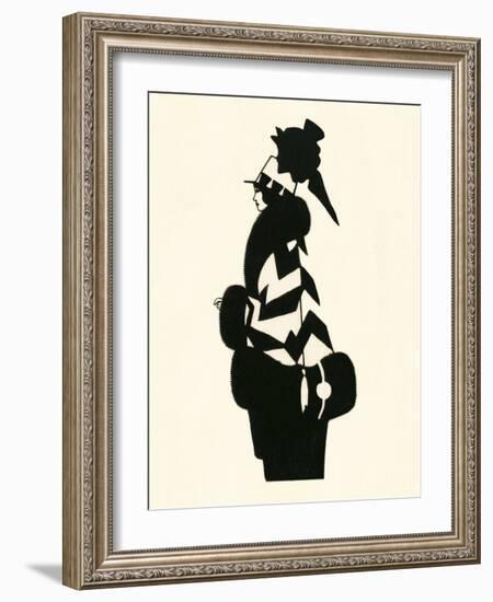 Blanche-Noir IV-The Vintage Collection-Framed Art Print