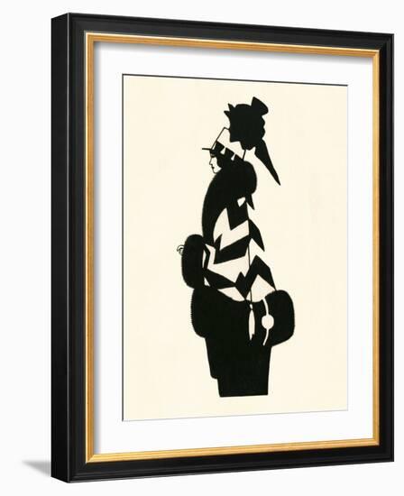 Blanche-Noir IV-The Vintage Collection-Framed Art Print