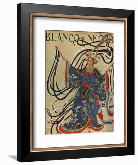 Blanco y Negro, Magazine Cover, Spain, 1921-null-Framed Giclee Print