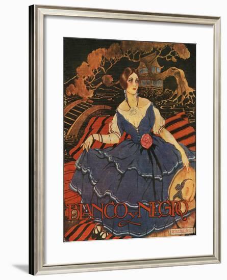 Blanco y Negro, Magazine Cover, Spain, 1922-null-Framed Giclee Print