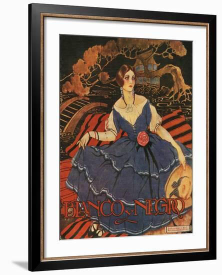 Blanco y Negro, Magazine Cover, Spain, 1922-null-Framed Giclee Print