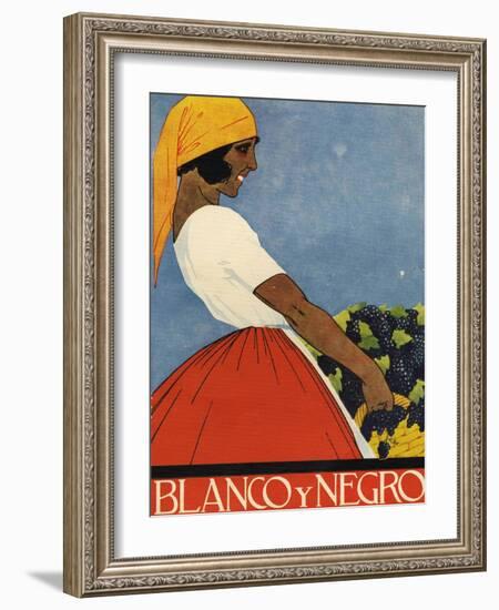 Blanco y Negro, Magazine Cover, Spain, 1923-null-Framed Giclee Print