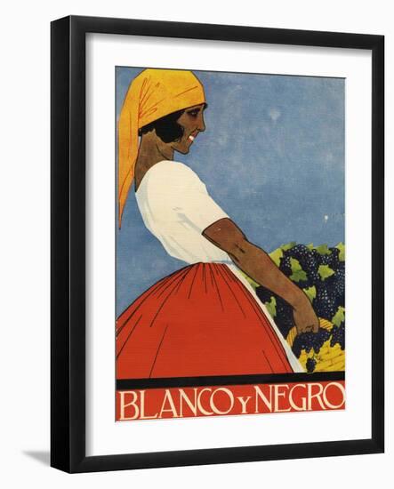 Blanco y Negro, Magazine Cover, Spain, 1923-null-Framed Giclee Print