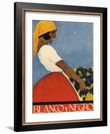 Blanco y Negro, Magazine Cover, Spain, 1923-null-Framed Giclee Print
