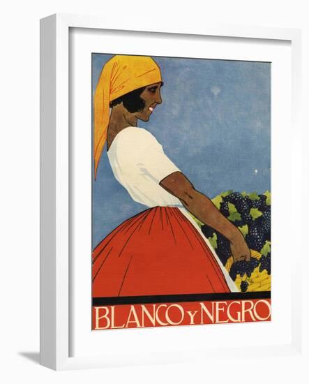 Blanco y Negro, Magazine Cover, Spain, 1923-null-Framed Giclee Print