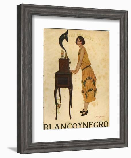 Blanco y Negro, Magazine Cover, Spain, 1925-null-Framed Giclee Print