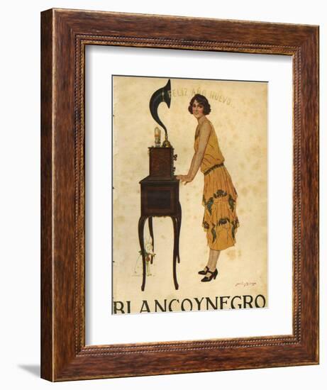 Blanco y Negro, Magazine Cover, Spain, 1925-null-Framed Giclee Print