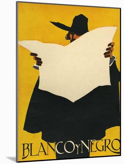 Blanco y Negro, Magazine Cover, Spain, 1929-null-Mounted Giclee Print