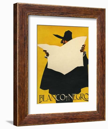 Blanco y Negro, Magazine Cover, Spain, 1929--Framed Giclee Print