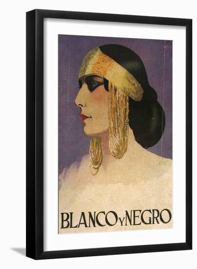 Blanco y Negro, Magazine Cover, Spain, 1929-null-Framed Giclee Print