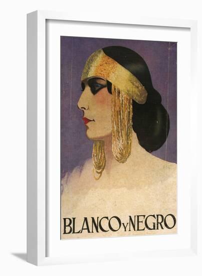 Blanco y Negro, Magazine Cover, Spain, 1929-null-Framed Giclee Print