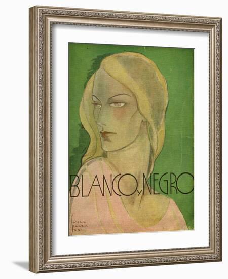 Blanco y Negro, Magazine Cover, Spain, 1932-null-Framed Giclee Print