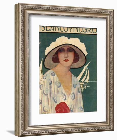 Blanco y Negro, Magazine Cover, Spain, 1934-null-Framed Giclee Print