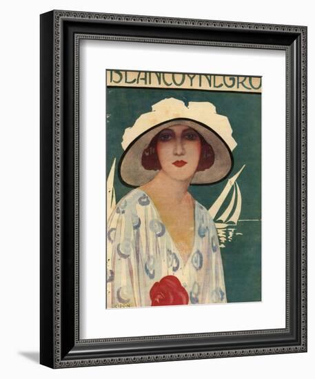 Blanco y Negro, Magazine Cover, Spain, 1934-null-Framed Giclee Print