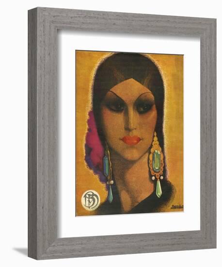 Blanco y Negro, Magazine Cover, Spain, 1934-null-Framed Giclee Print