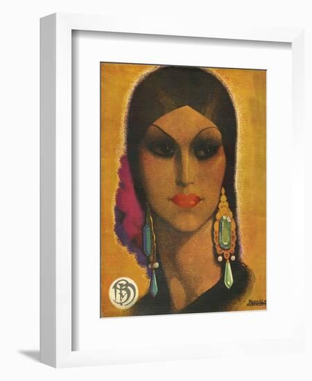 Blanco y Negro, Magazine Cover, Spain, 1934-null-Framed Giclee Print