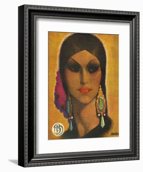 Blanco y Negro, Magazine Cover, Spain, 1934-null-Framed Giclee Print
