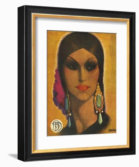 Blanco y Negro, Magazine Cover, Spain, 1934-null-Framed Giclee Print