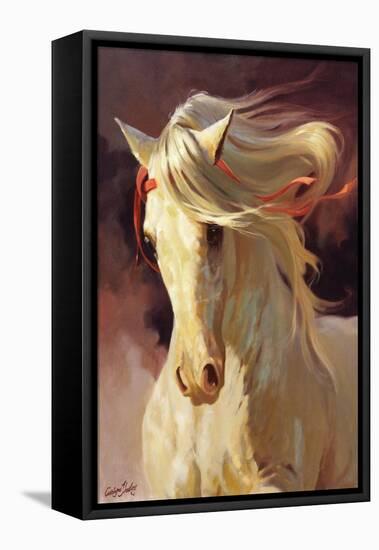 Blanco-Carolyne Hawley-Framed Stretched Canvas